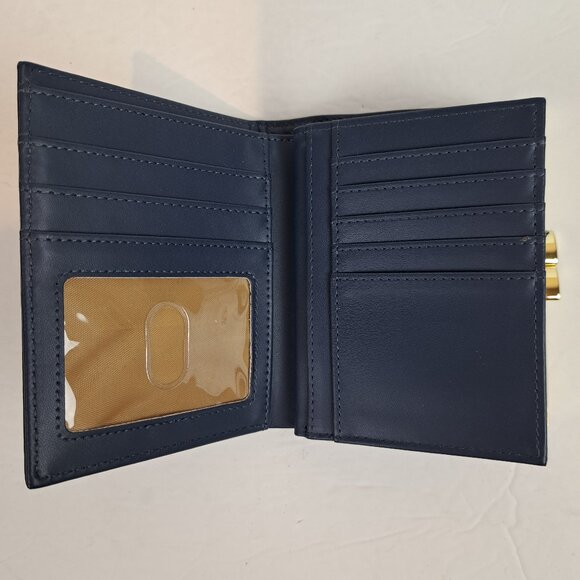 Buxton Heiress Double Cardex Bifold Wallet Navy Blue - Picture 6 of 15